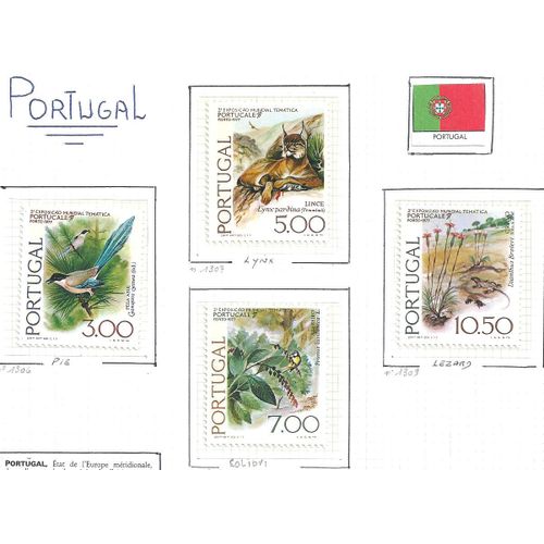 Portugal N° 1306 À 1309
