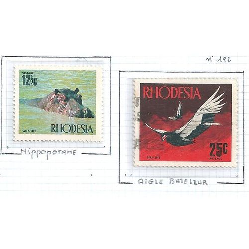 Rhodesie N° 189 & 192