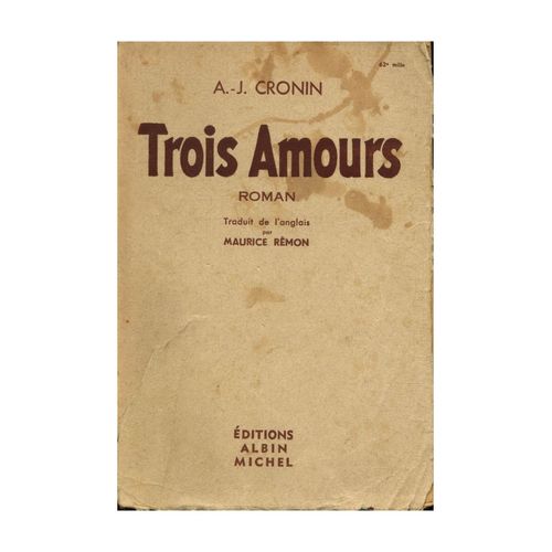 Trois Amours / Cronin, A.-J. / Réf35292