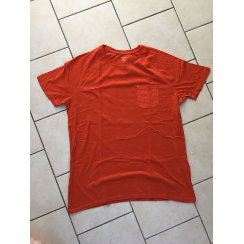 T-Shirt Celio Coton Xxl Orange 