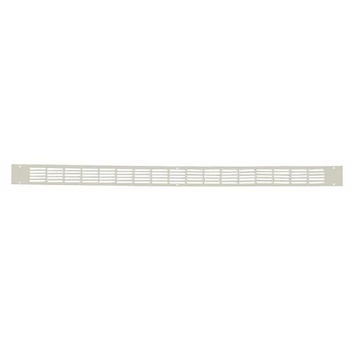 Grille d'entrée d'air acoustique plate blanche - 475 x 30 mm - type 488 RENSON
