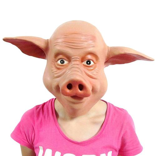 Masque De Cochon En Latex Déguisement