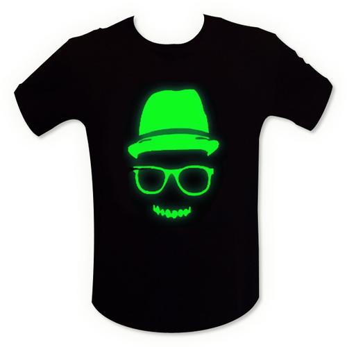 T-Shirt Visage Cool Fluorescent Taille L