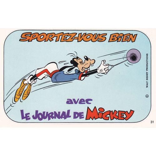 Sportez-Vous Bien Avec Le Journal De Mickey