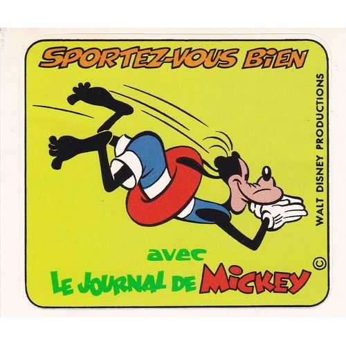 Sportez-Vous Bien Avec Le Journal De Mickey