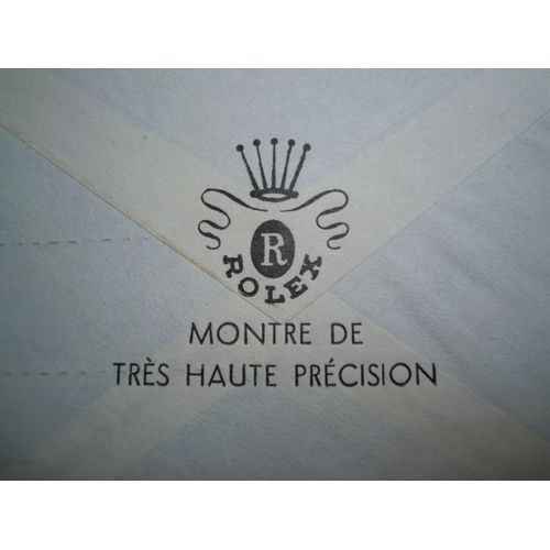 Horlogerie Suisse Liban Rolex Lot D'enveloppes Anciennes À En-Tête Fabrique Horlogère Natalis Record Watch Correspondance Vers 1949 Horology Orologi Uhr Watch Making Vieux Papiers