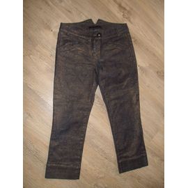 Pantacourt Jean Cop Copine Noir Doré T34