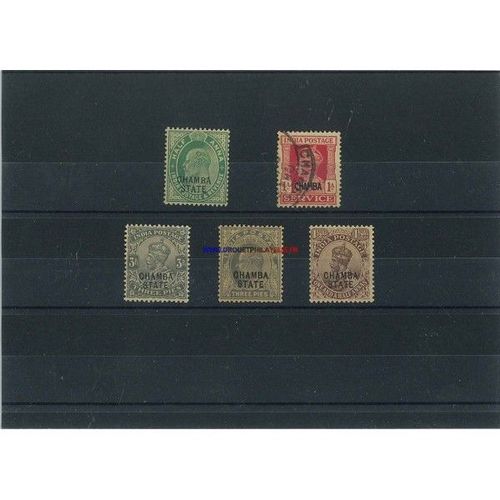 Chamba 5 Timbres Differents Obliteres
