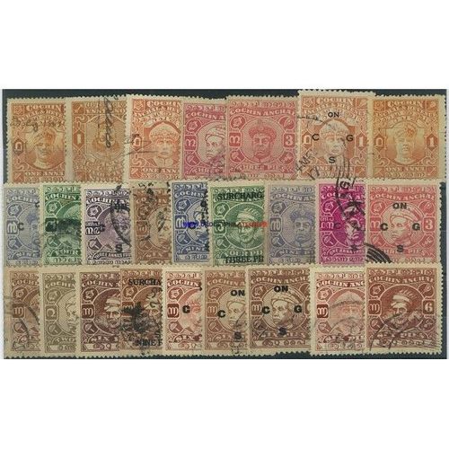 Cochin 150 Timbres Differents Obliteres