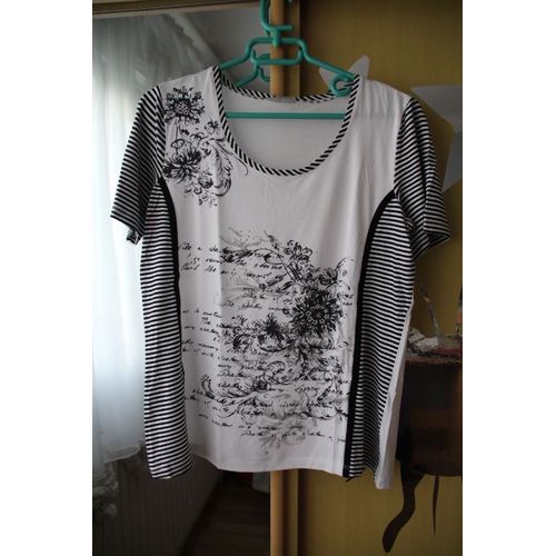 T-Shirt Noir Et Blanc