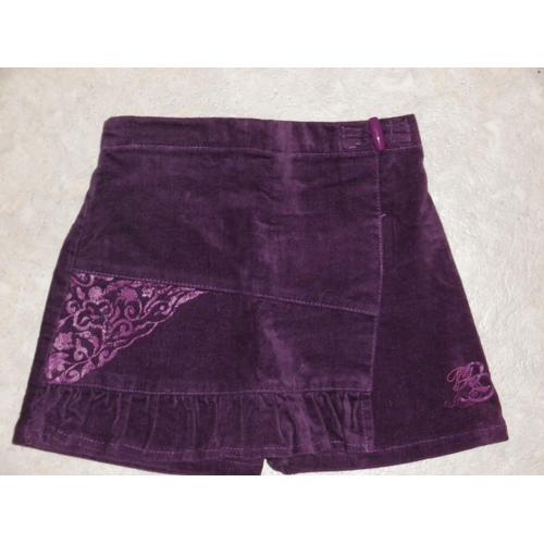 Short Culotte Tout Compte Fait Coton 24 Mois Prune 