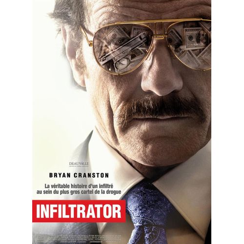 Infiltrator - Véritable Affiche De Cinéma Pliée - Format 120x160 Cm - De Brad Furman Avec Bryan Cranston, Diane Kruger, John Leguizamo, Benjamin Bratt, Yul Vazquez, Amy Ryan, Joseph Gilgun - 2016