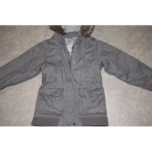 Parka Mila Blue Vertbaudet 7 Ans Gris Clair Tbe