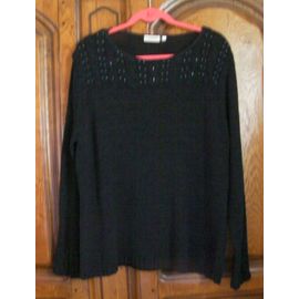 Pull Noir Strassé C&a - Taille Xl 