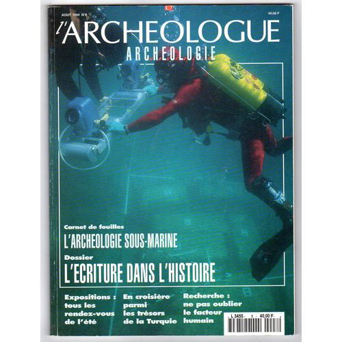 L'archéologue  N° 8 : L'écriture Dans L'histoire