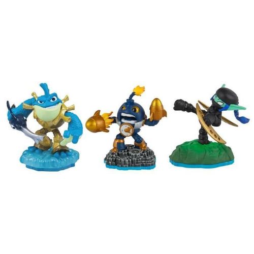 Triple Pack Skylanders Imaginators Single Ninja Stealth Elf + Kick Off Countdown + Rip Tide