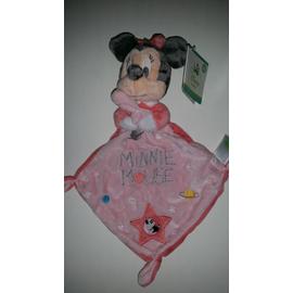 Disney doudou Minnie Mouse souris plat losange rose planète étoile