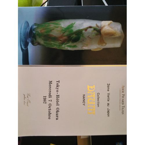 Ader Picard Tajan Collection Daum Nancy Octobre 1987 "200 Pages"  88 