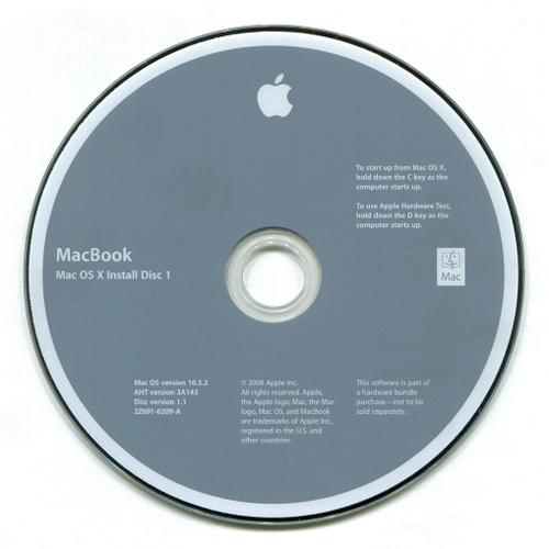 Dvd D’Installation Mac Os 10.5.2 Pour Mac