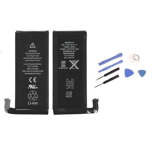 Batterie 3.7v 1430mah 5.45wh Pour Iphone 4s Avec 7 Outils Inclus