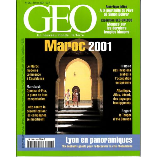 Geo N°263 Du 01/01/2001