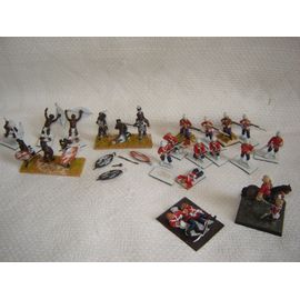 Zoulou Zulu War ...Figurines Metal 28 Mm Zulu Et British