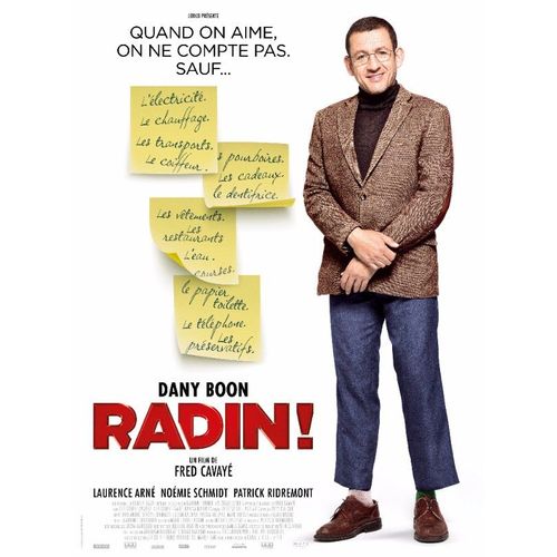 Radin ! - Affiche Originale De Cinéma - Format 40x60 Cm - Un Film De Fred Cavayé Avec Dany Boon, Laurence Arné, Noémie Schmidt, Patrick Ridremont - Année 2016 