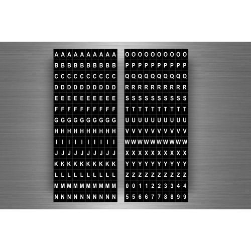 Planche Autocollant Sticker Gommette Numéro Nombre Lettre Alphabet Chiffre R7