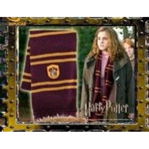 Cinereplicas - Gryffondor - Echarpe Harry Potter Pourpre - Ultra Douce - 190 Cm