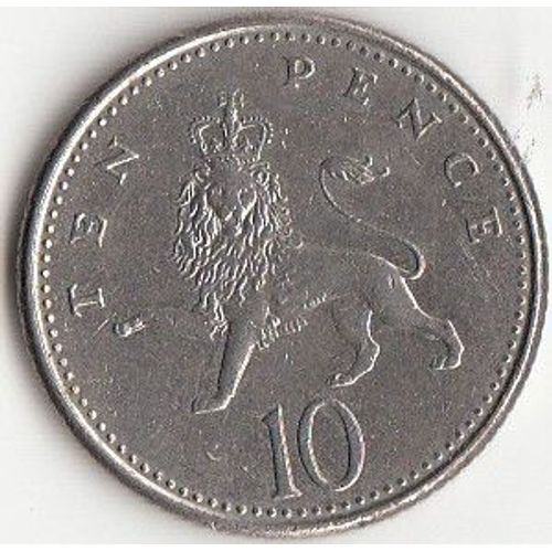 Monnaie Royaume Uni : 10 Pence Elizabeth Ii 1992