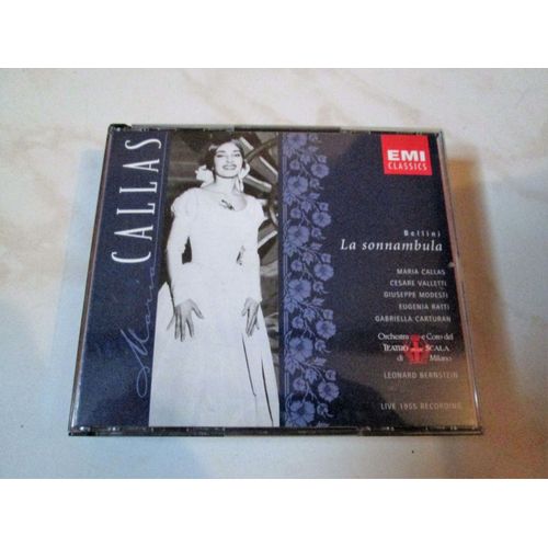 Vincenzo Bellini (1801-1825) : La Sonnambula Par Maria Callas Fiorenza Cossotto Nicola Zaccaria Nicola Monti Eugenia Ratti G. Morresi Coro E Orchestra Del Teatro Alla Scala Milano Dir Antonino Votto