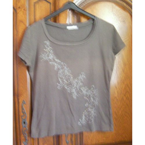 T-Shirt Vert In Extenso - Taille 38