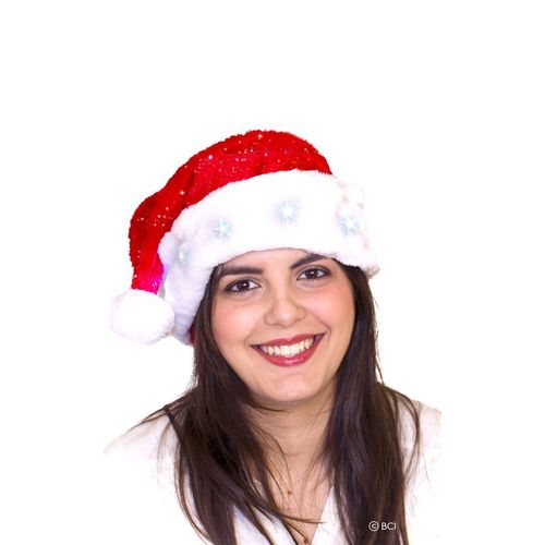 Bonnet De Père Noël Rouge Lumineux - 72883 - Taille Unique - Port 0¿