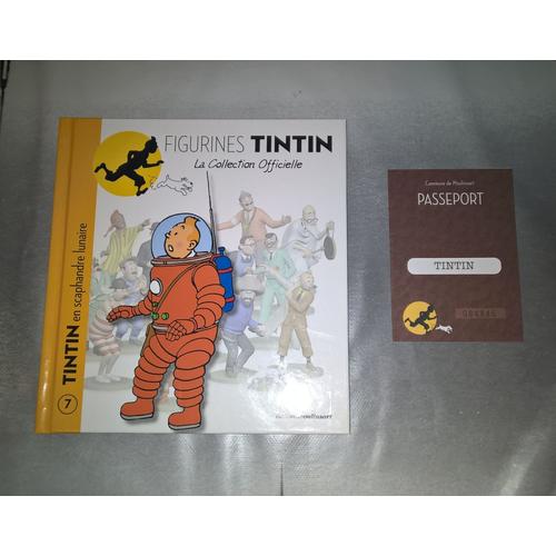 Petite Figurine Tintin en scaphandre lunaire 