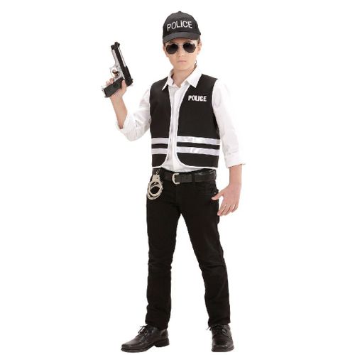 Veston + Casquette De Police (8/11 Ans)