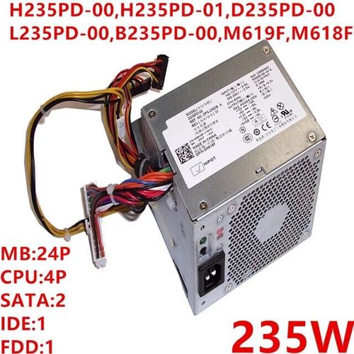 Alimentation DELL Optiplex 360 380 DT B235PD-00 ou 100%compatible