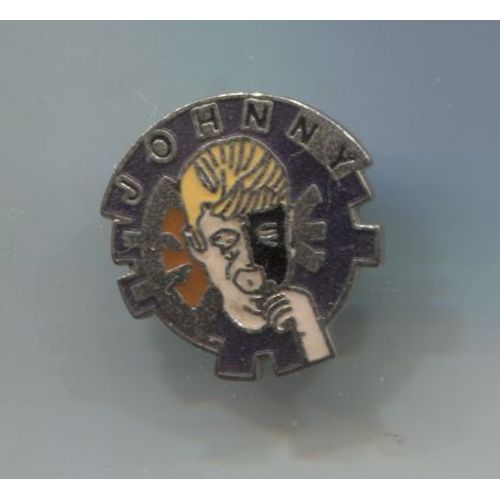 Pins Chanteur Johnny Hallyday Portrait 