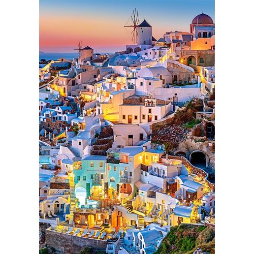 Puzzle 1000 Pièces Santorini Lights