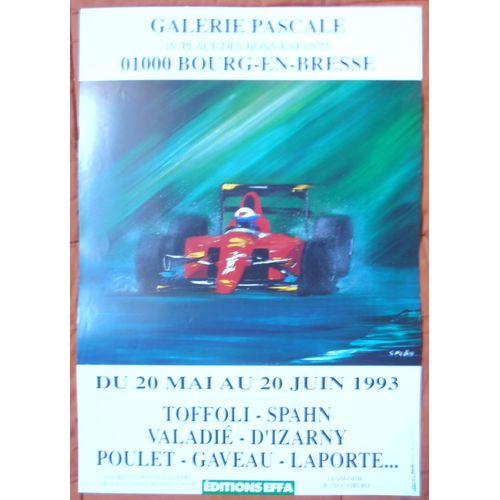 Affiche 60x42 Victor Spahn Galerie Pascal Bourg En Bresse Bon Etat & Très Rare