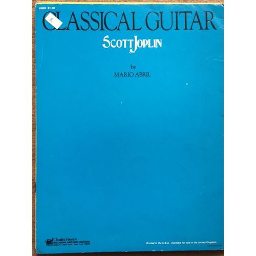 Scott Joplin Classical Guitar By Mario Abril