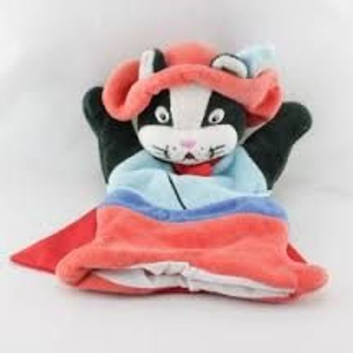 Doudou Chat Botté Marionnette Cmp 