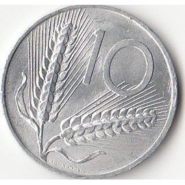 Monnaie Italie : 10 Lires 1953 R