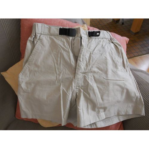 Short Randonnée Décathlon Coton 38 Beige 