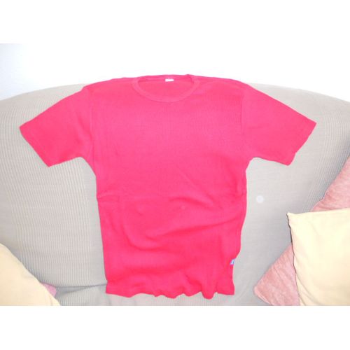 T-Shirt Décathlon Coton L Rouge