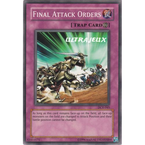 Yu-Gi-Oh! - Dcr-045 - Final Attack Orders - Commune