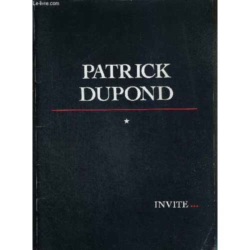 Patrick Dupond Invite...