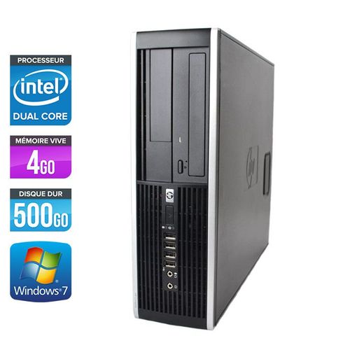 HP Elite 8300 SFF - Intel Pentium G870 / 3.10 GHz - RAM 4 Go - HDD 500 Go - DVD - GigaBit Ethernet - Windows 7 Professionnel