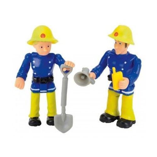 Figurine Sam Le Pompier : Duo De 2 Figurines 7 Cm