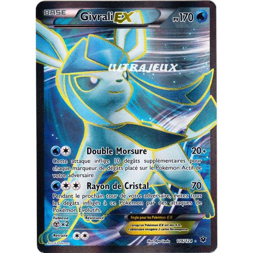 Pokémon - 116/124 - Givrali Ex - Xy - Impact Des Destins - Full Art