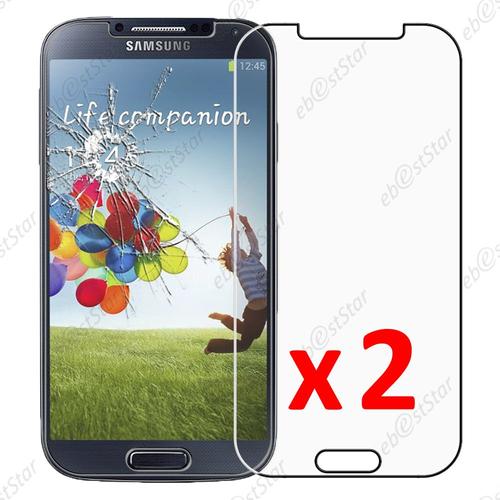 Ebeststar ® Pour Samsung Galaxy S4 I9500 I9505 - Lot X2 Film Protection Écran Verre Trempé Anti Casse Anti-Rayures